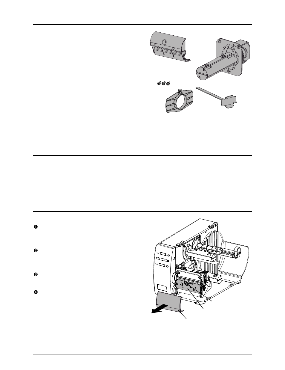 Datamax-O'Neil M-Class Mark II Internal Rewinder Option User Manual | Page 3 / 6