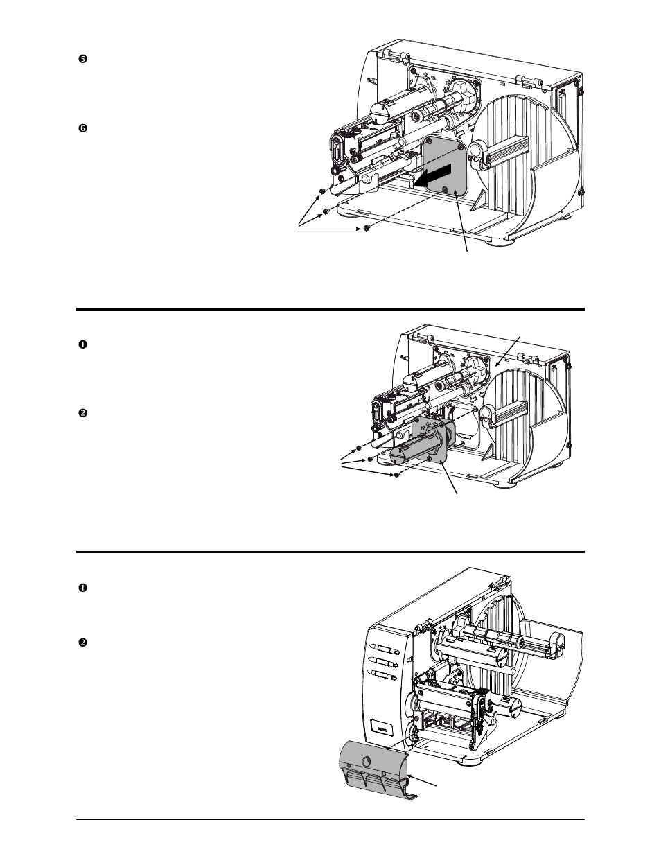 Datamax-O'Neil M-Class Mark II Internal Rewinder Option User Manual | Page 4 / 6