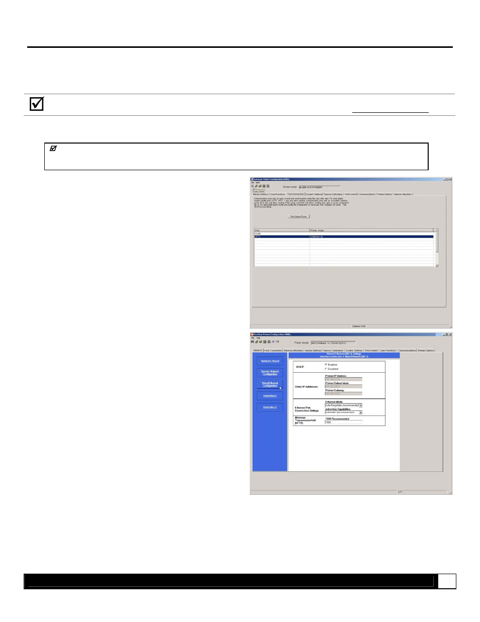 Dmx config utility | Datamax-O'Neil M-Class Mark II DMXNet III Card Option User Manual | Page 14 / 18