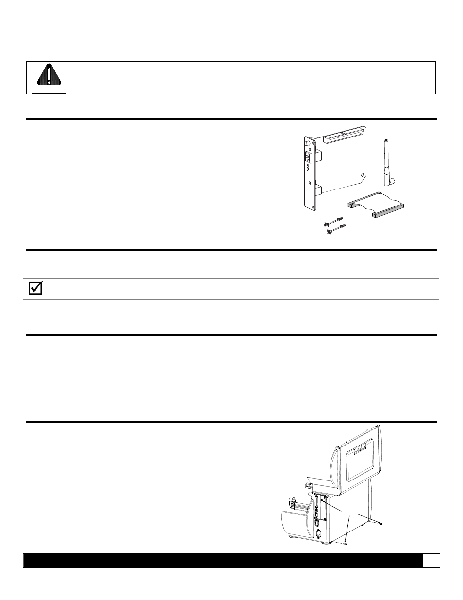 Contents of the communication card kit, Tools required, Firmware update required | Step 1: preparing the printer | Datamax-O'Neil M-Class Mark II DMXNet III Card Option User Manual | Page 3 / 18