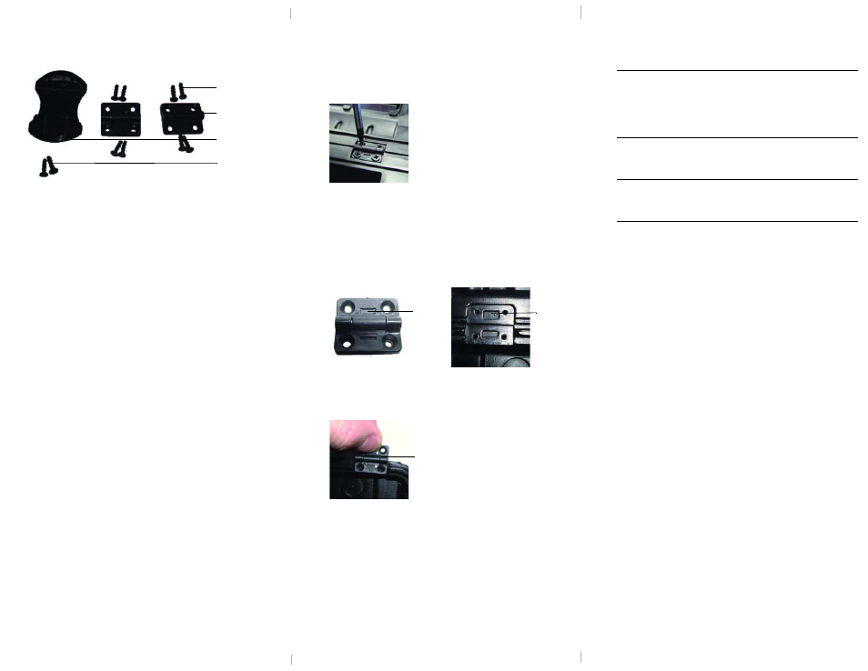 Datamax-O'Neil PrintPAD Hinge and_or Latch Replacement Kit User Manual | 2 pages