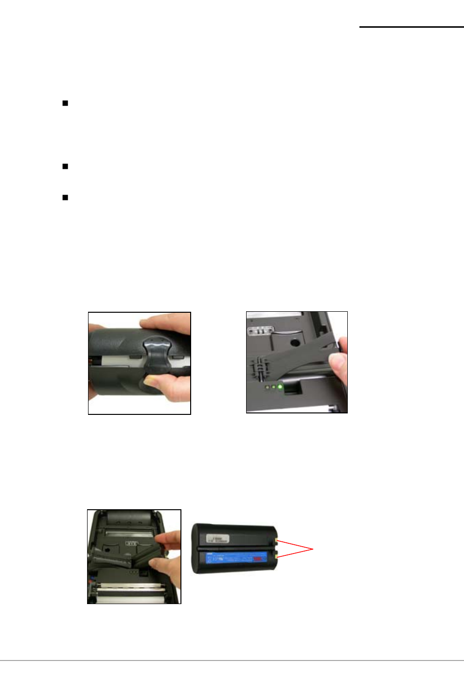 Using batteries: general guidelines, Installing and/or replacing batteries | Datamax-O'Neil microFlash 4te User Guide User Manual | Page 6 / 24