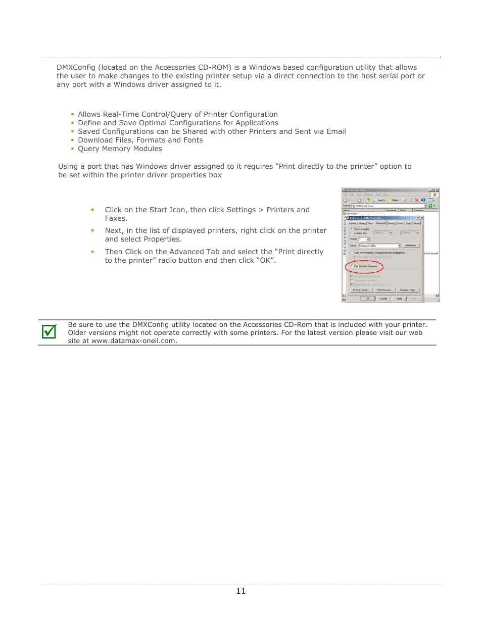 Datamax-O'Neil MP Compact4_MP Compact4 Mobile Mark II Operators Manual User Manual | Page 17 / 36