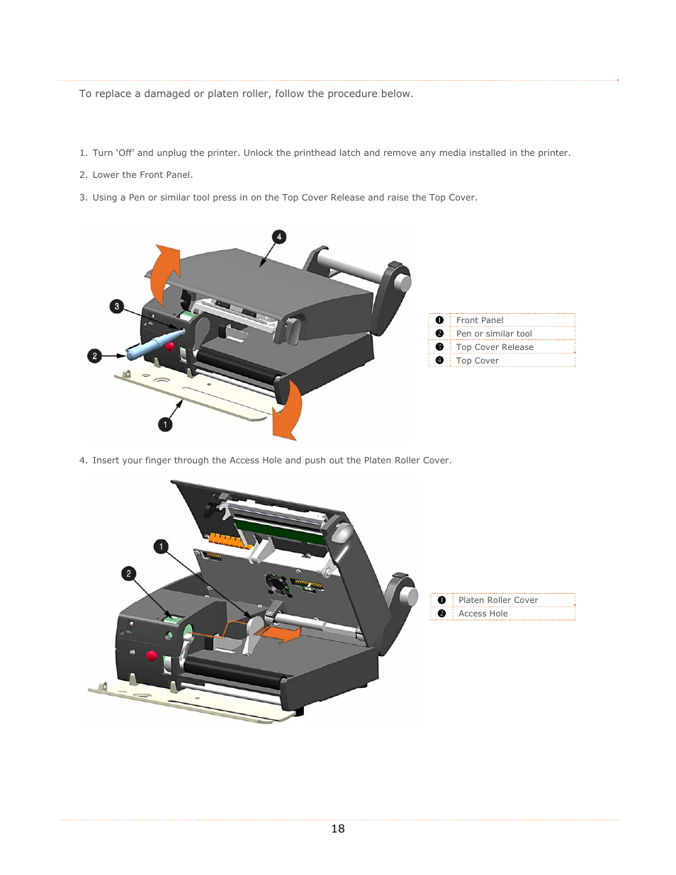 Datamax-O'Neil MP Compact4_MP Compact4 Mobile Mark II Operators Manual User Manual | Page 24 / 36