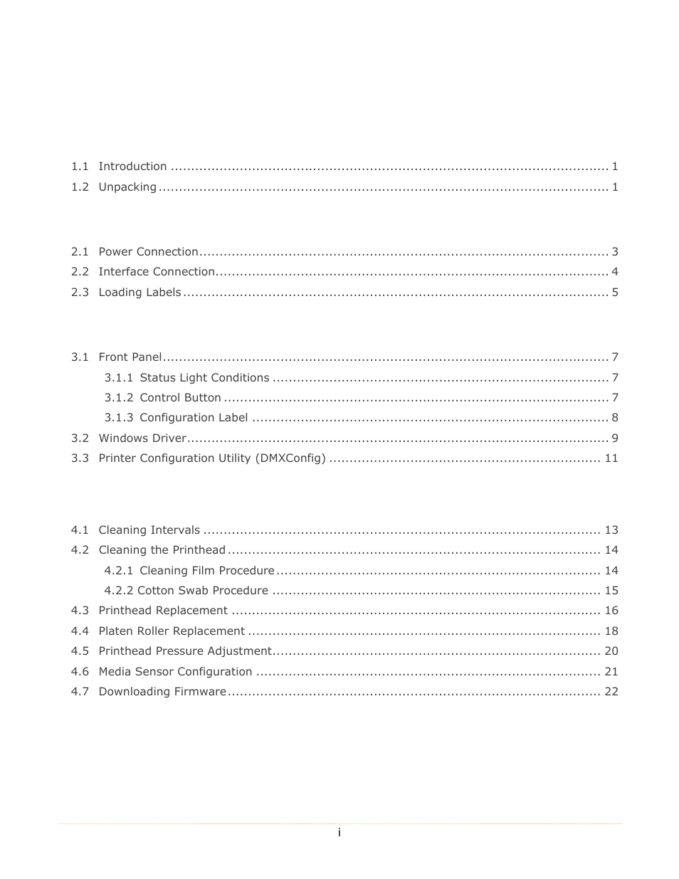 Datamax-O'Neil MP Compact4_MP Compact4 Mobile Mark II Operators Manual User Manual | Page 5 / 36