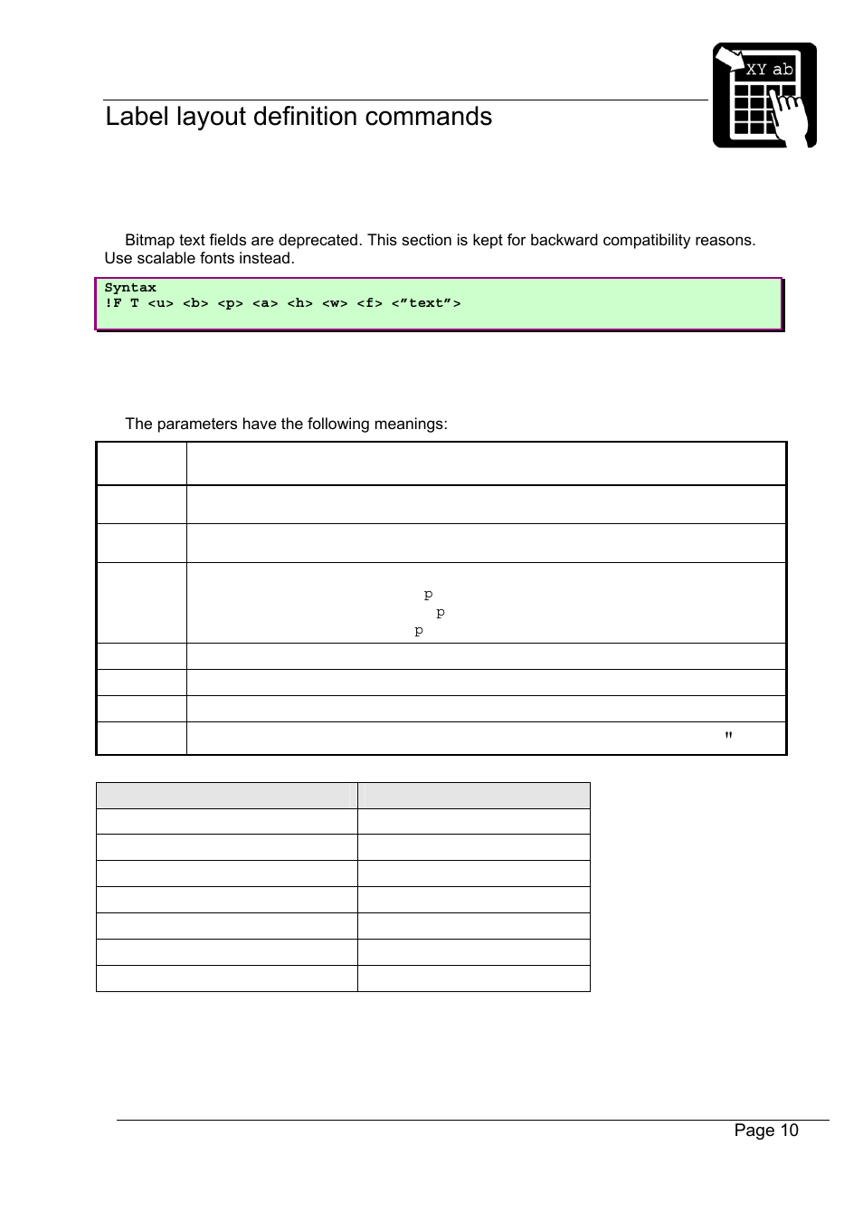 Datamax-O'Neil Labelpoint Programmer’s Manual User Manual | Page 14 / 95