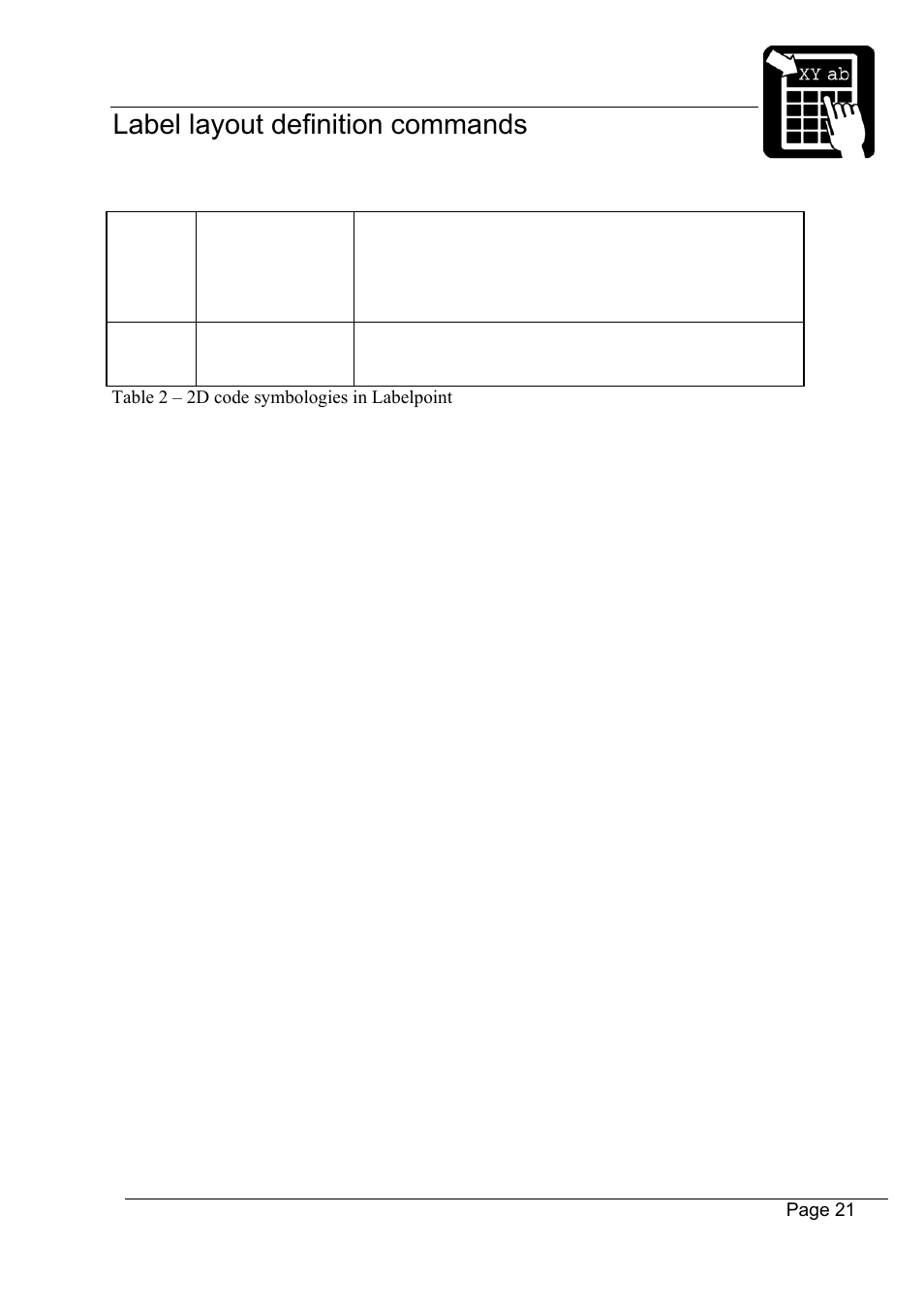 Datamax-O'Neil Labelpoint Programmer’s Manual User Manual | Page 25 / 95