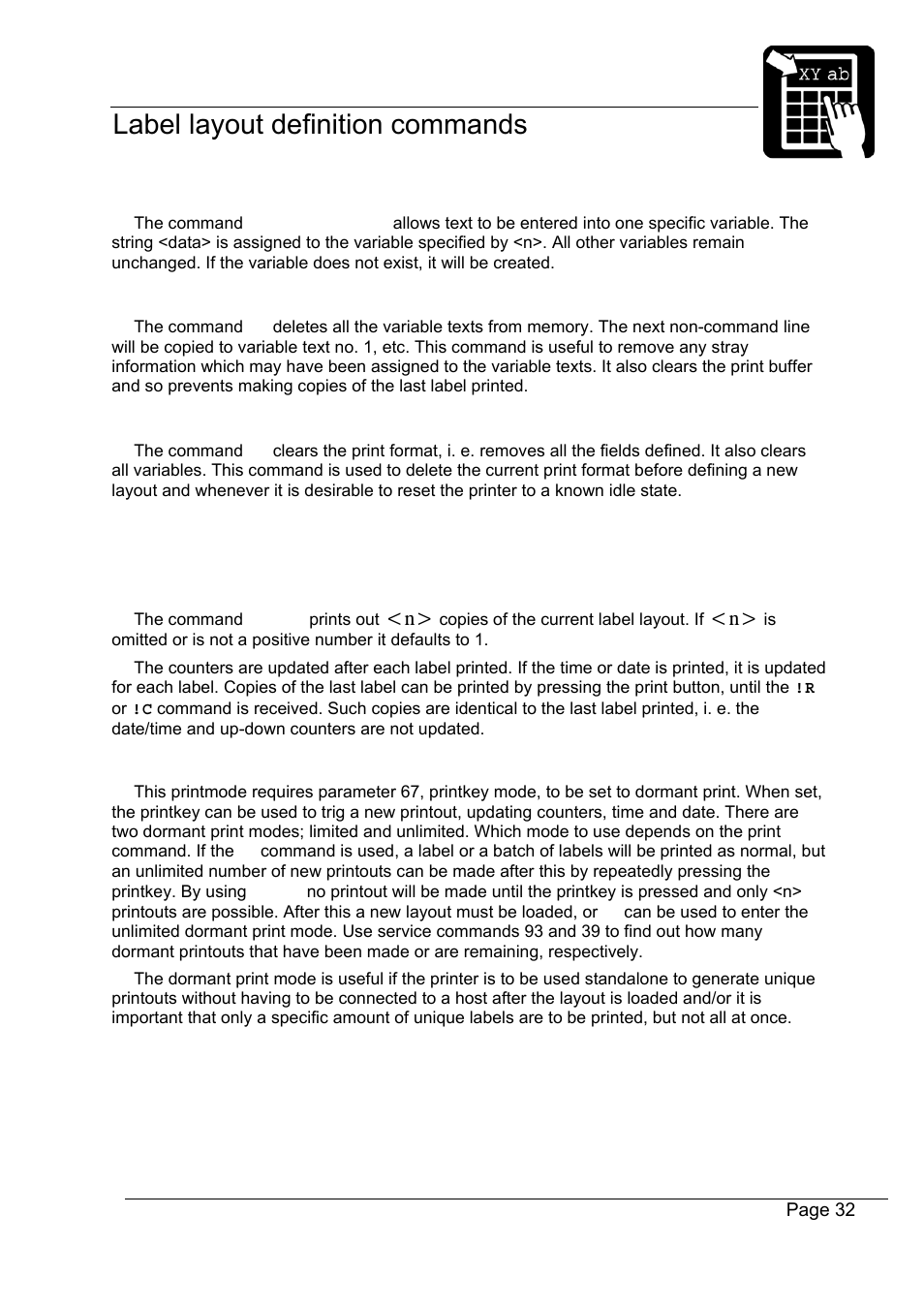 Datamax-O'Neil Labelpoint Programmer’s Manual User Manual | Page 36 / 95