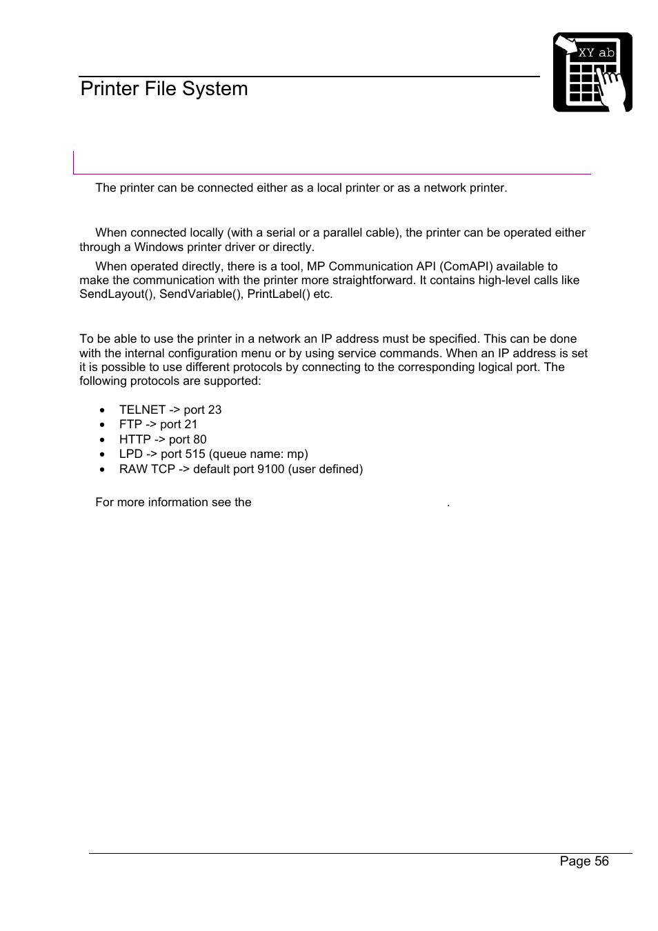 Programmer’s reference manual printer file system | Datamax-O'Neil Labelpoint Programmer’s Manual User Manual | Page 60 / 95
