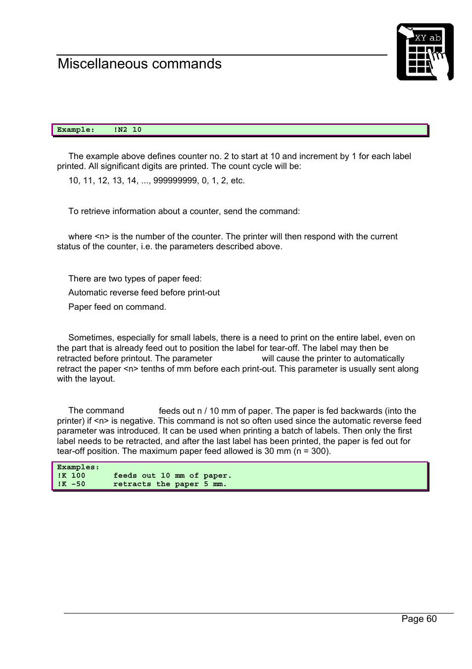 Datamax-O'Neil Labelpoint Programmer’s Manual User Manual | Page 64 / 95