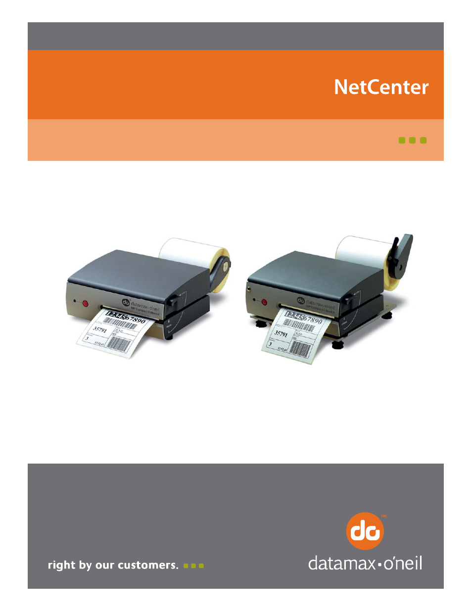 Datamax-O'Neil Netcenter User Manual User Manual | 17 pages