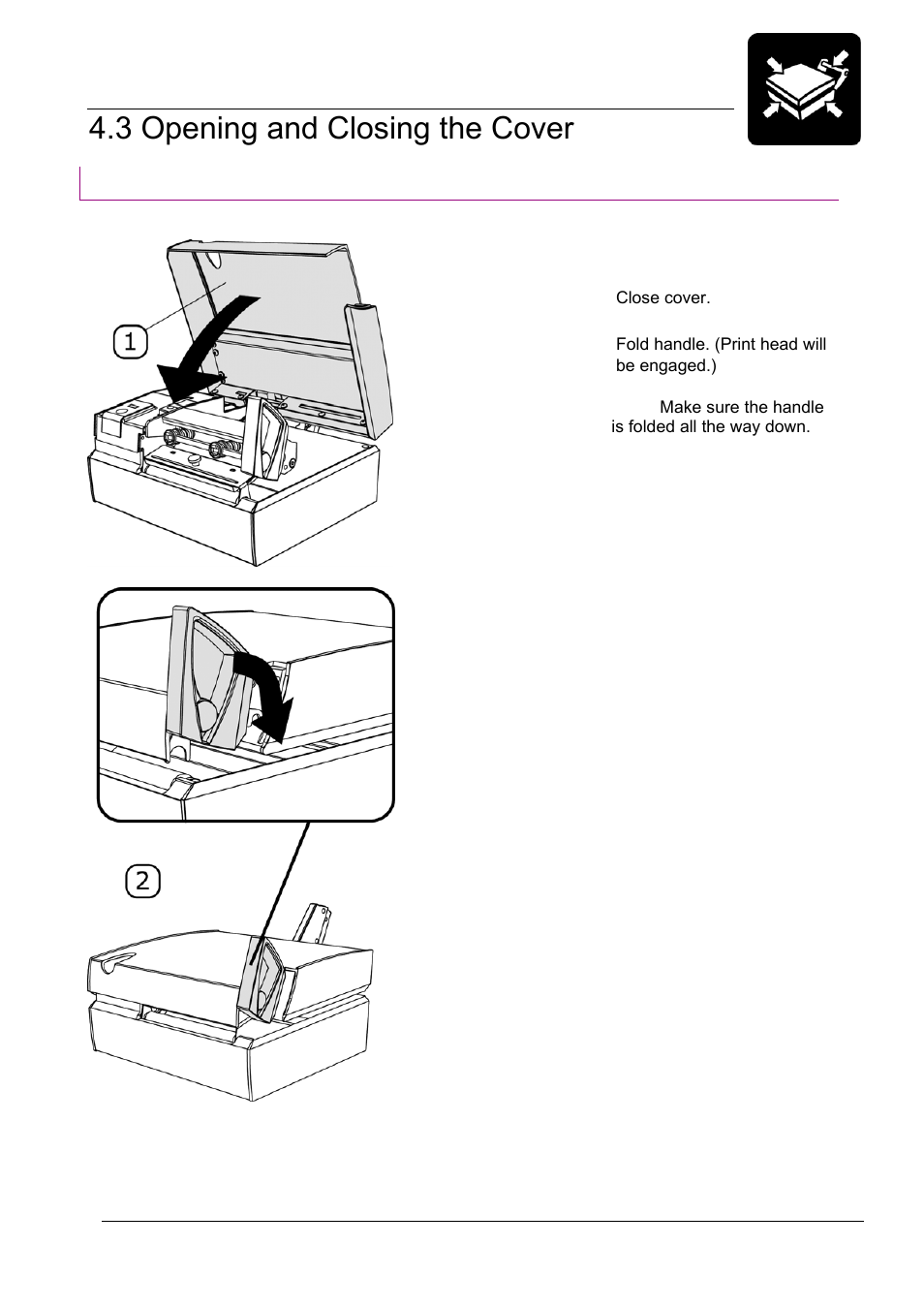 3 opening and closing the cover, Product overview | Datamax-O'Neil MP Nova Operators Manual User Manual | Page 15 / 59