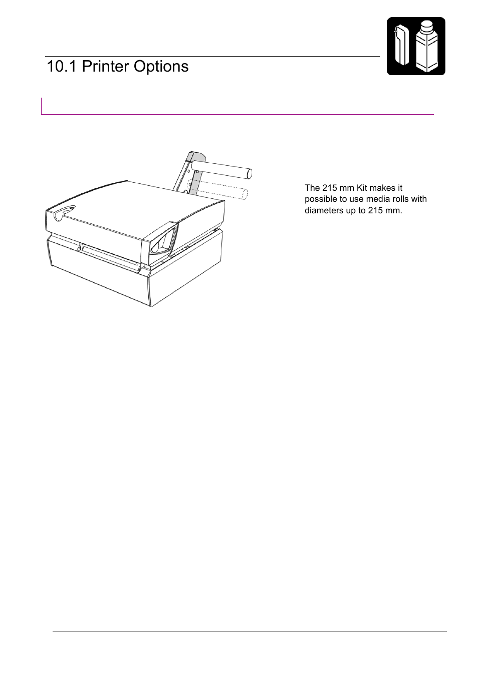 1 printer options, Printer options and spare parts | Datamax-O'Neil MP Nova Operators Manual User Manual | Page 54 / 59