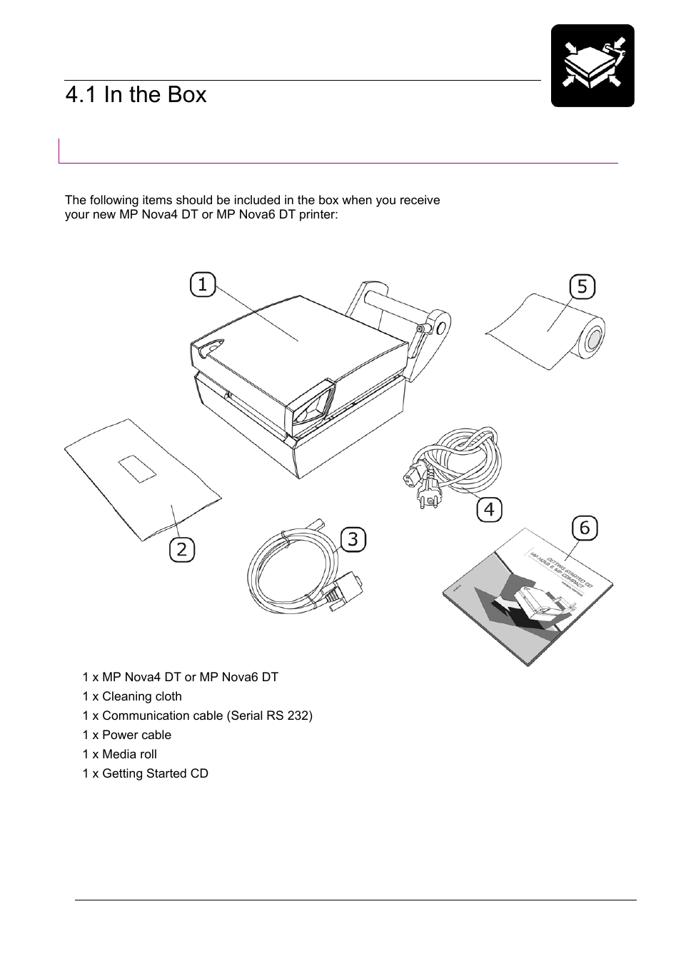 1 in the box, Product overview | Datamax-O'Neil MP Nova Operators Manual User Manual | Page 9 / 59