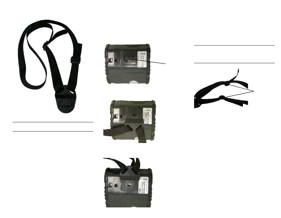 Datamax-O'Neil OC-2_3 SERIES Shoulder Strap User Manual | 2 pages