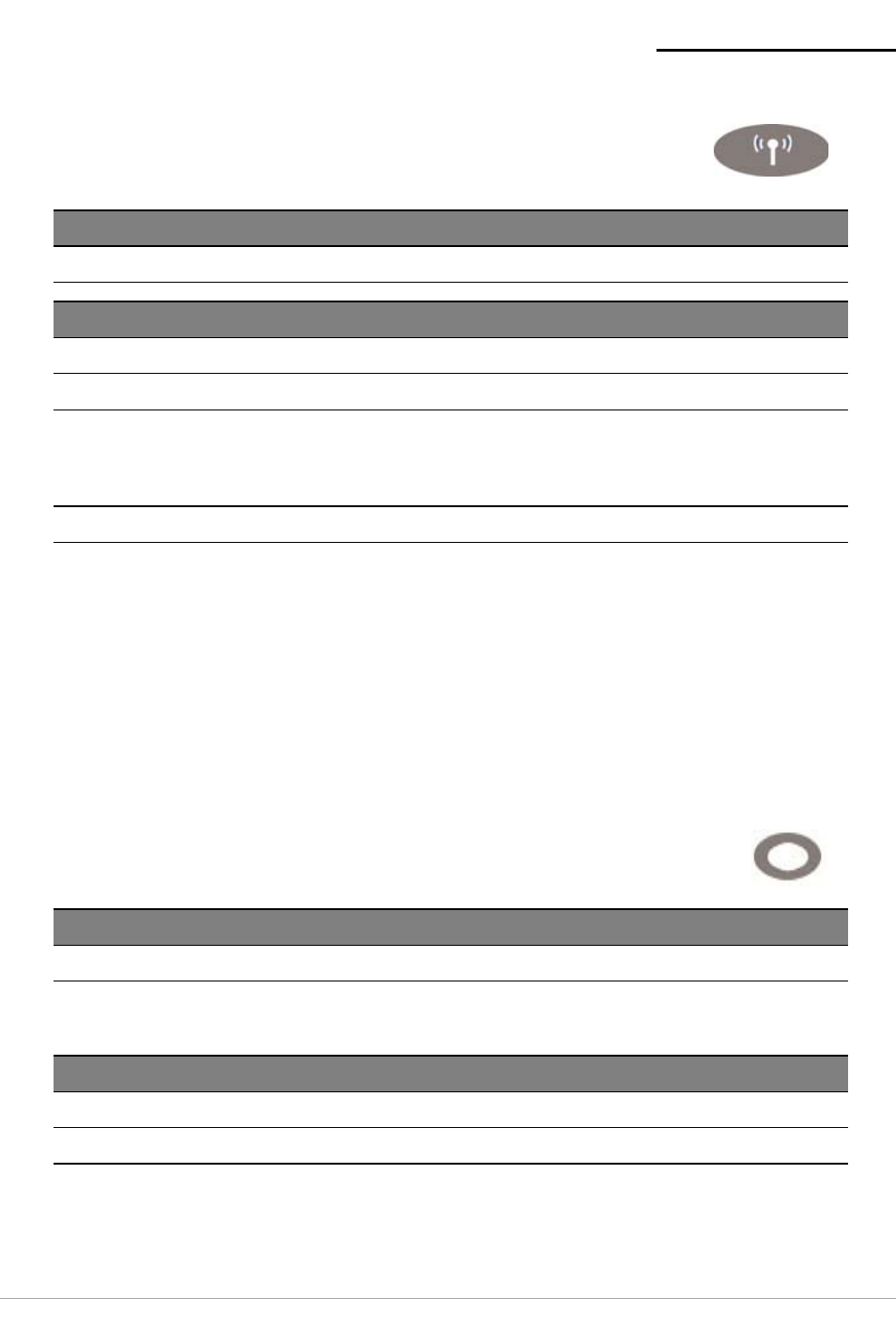 Radio button/led, Reset button/led, Cardreader audio indicators | Datamax-O'Neil OC-3 SERIES User Guide User Manual | Page 20 / 28