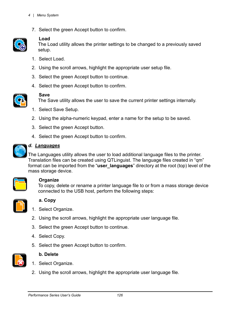 Datamax-O'Neil Performance series User Guide User Manual | Page 104 / 143