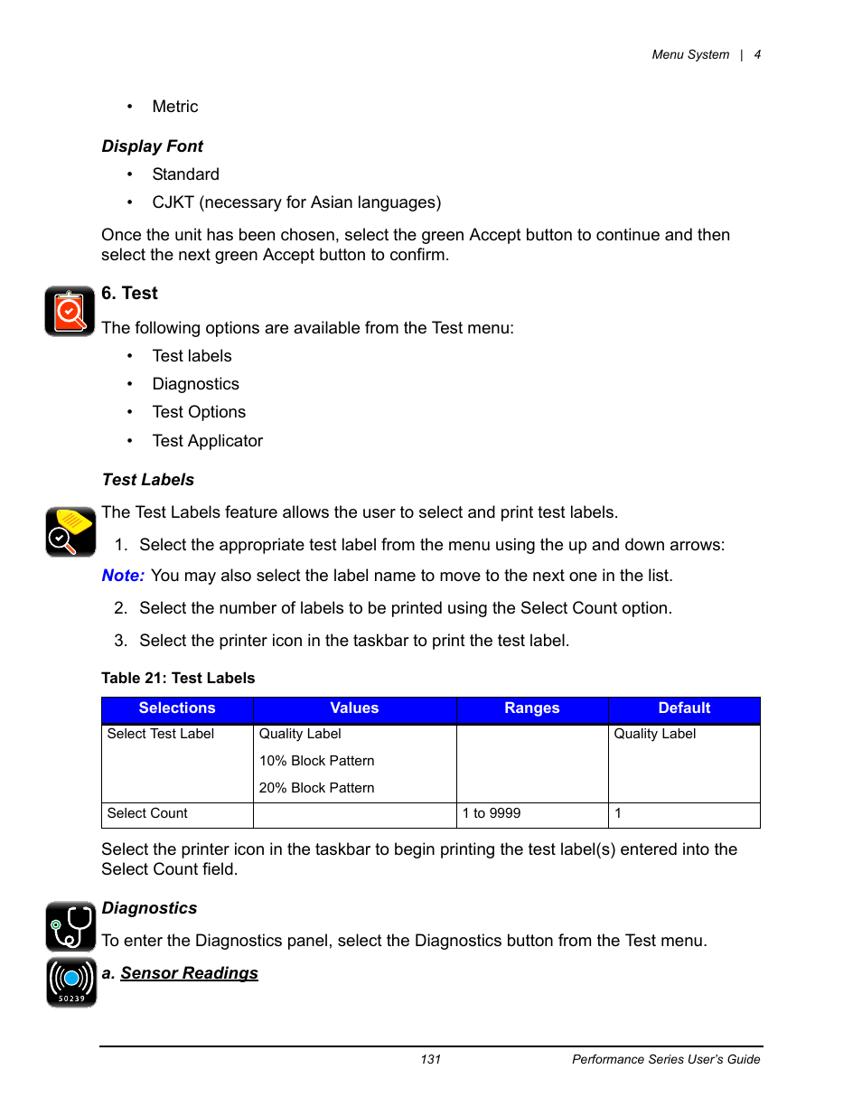 Datamax-O'Neil Performance series User Guide User Manual | Page 109 / 143