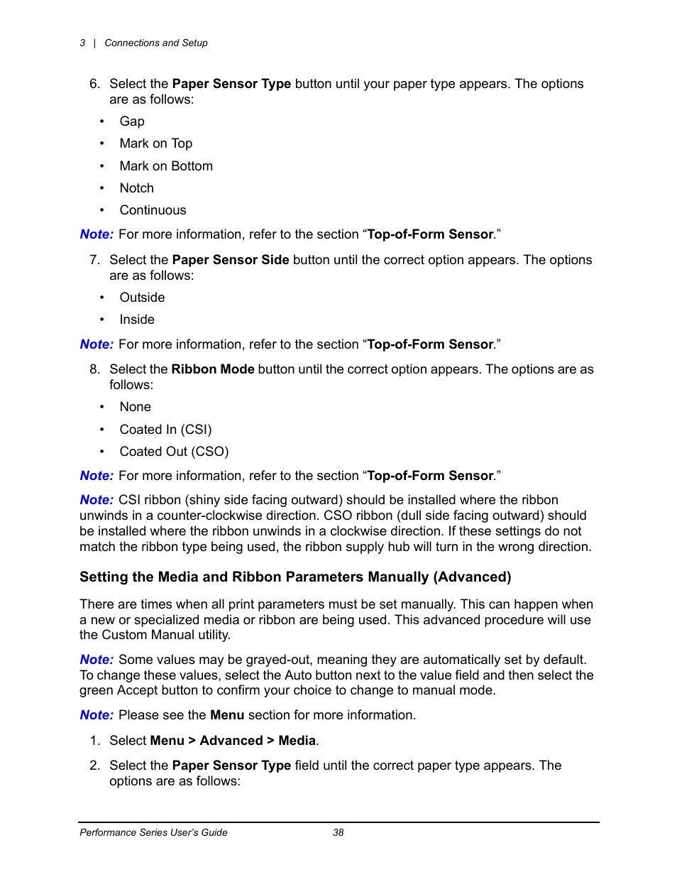 Datamax-O'Neil Performance series User Guide User Manual | Page 46 / 143