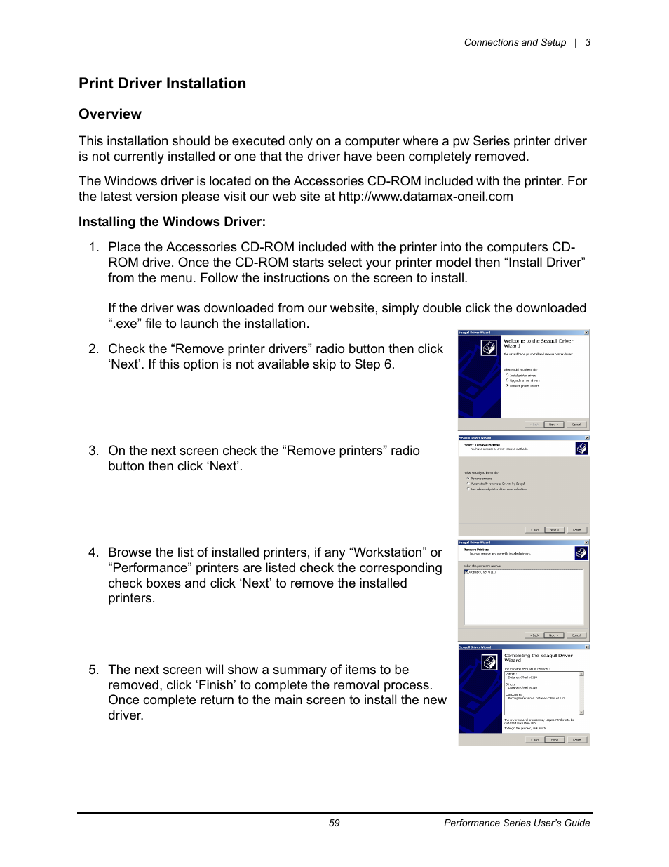 Datamax-O'Neil Performance series User Guide User Manual | Page 67 / 143