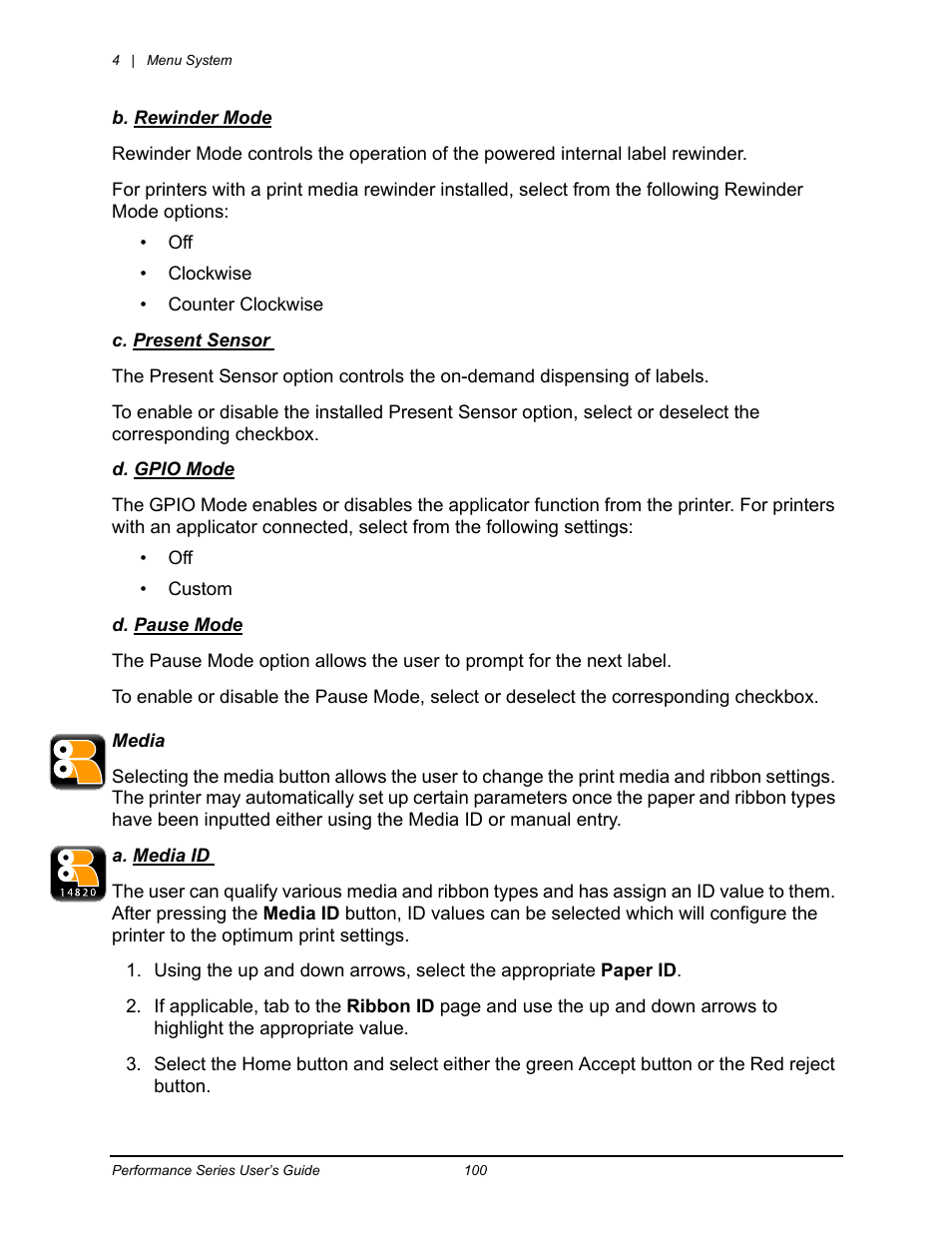 Datamax-O'Neil Performance series User Guide User Manual | Page 78 / 143