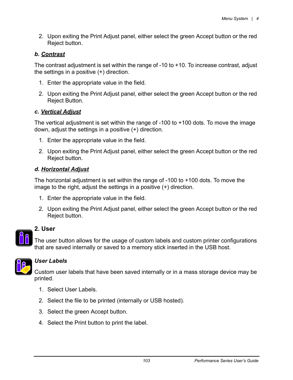 Datamax-O'Neil Performance series User Guide User Manual | Page 81 / 143