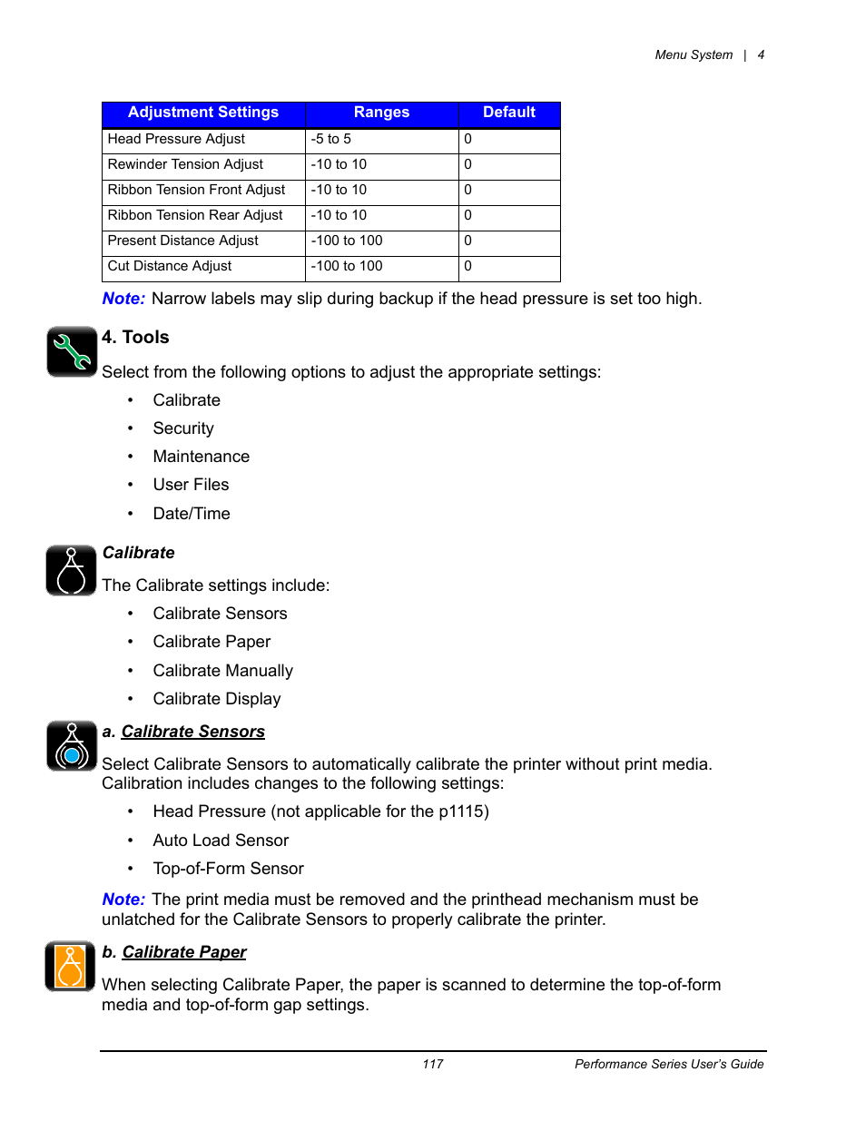 Datamax-O'Neil Performance series User Guide User Manual | Page 95 / 143