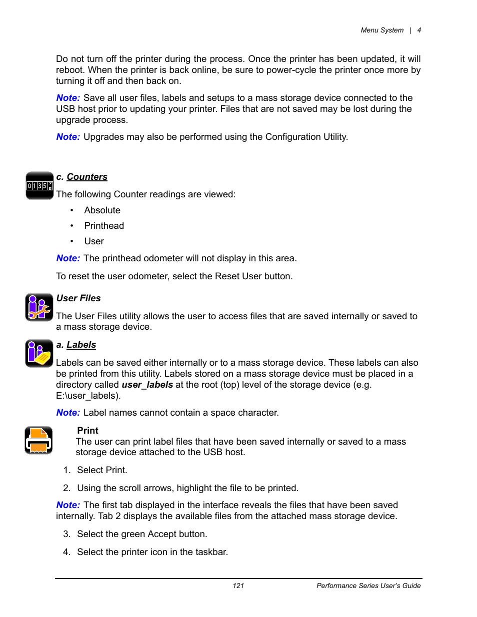 Datamax-O'Neil Performance series User Guide User Manual | Page 99 / 143