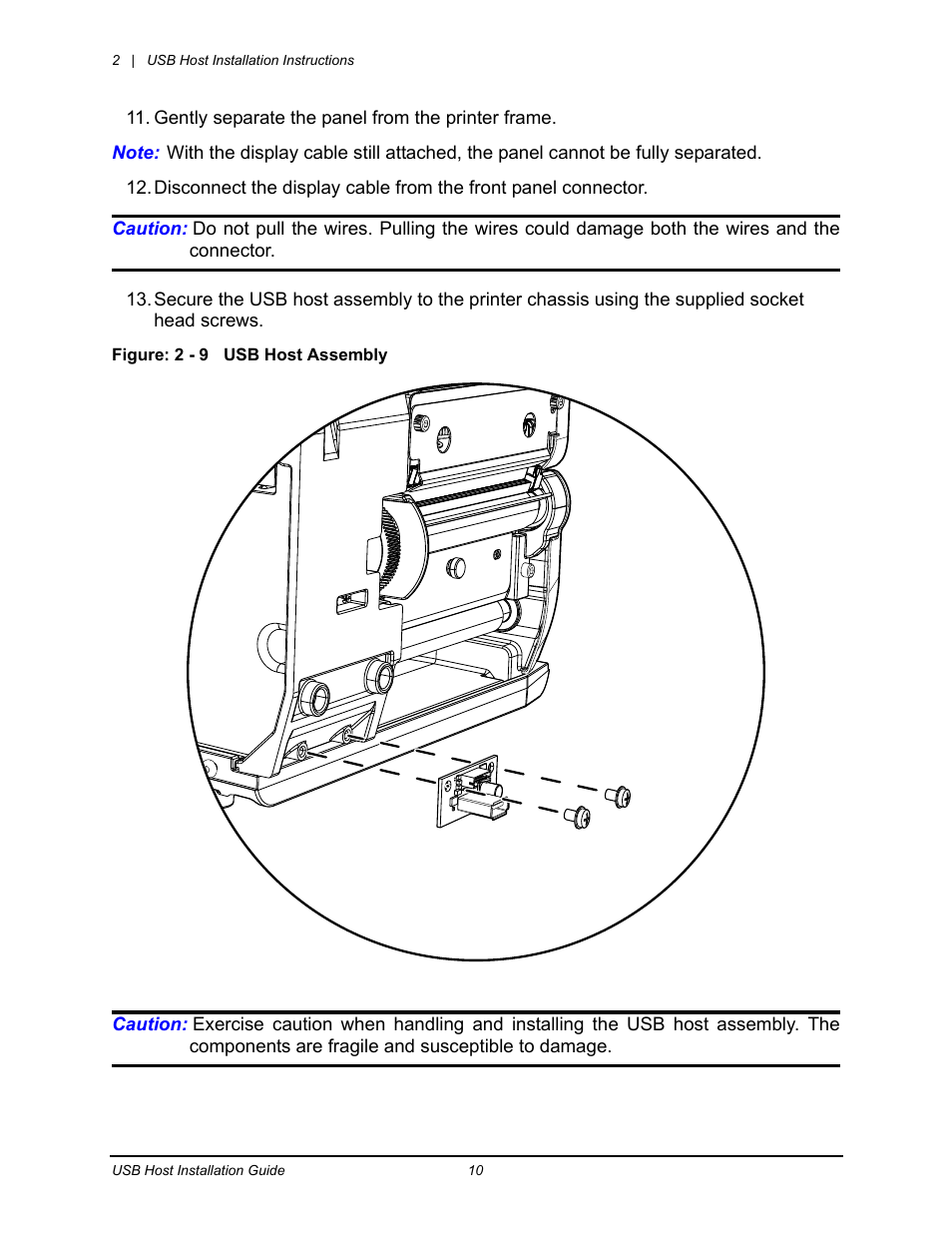 Datamax-O'Neil Performance series USB Host User Manual | Page 11 / 12