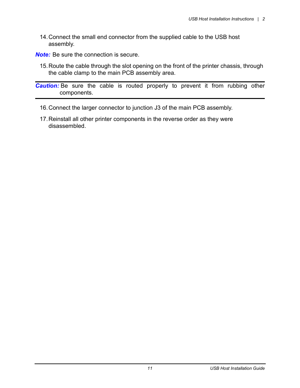 Datamax-O'Neil Performance series USB Host User Manual | Page 12 / 12