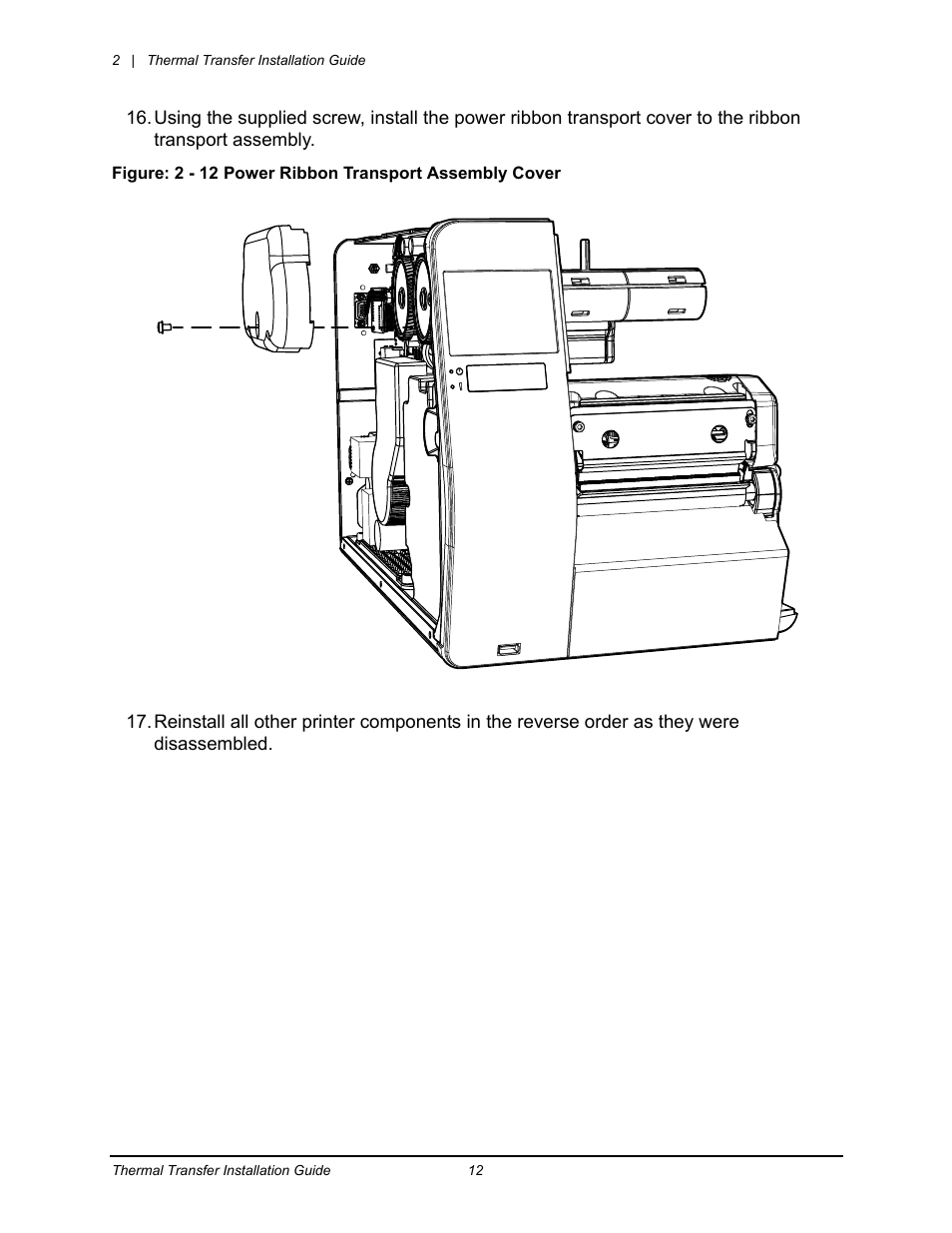 Datamax-O'Neil Performance series Thermal Transfer User Manual | Page 13 / 13