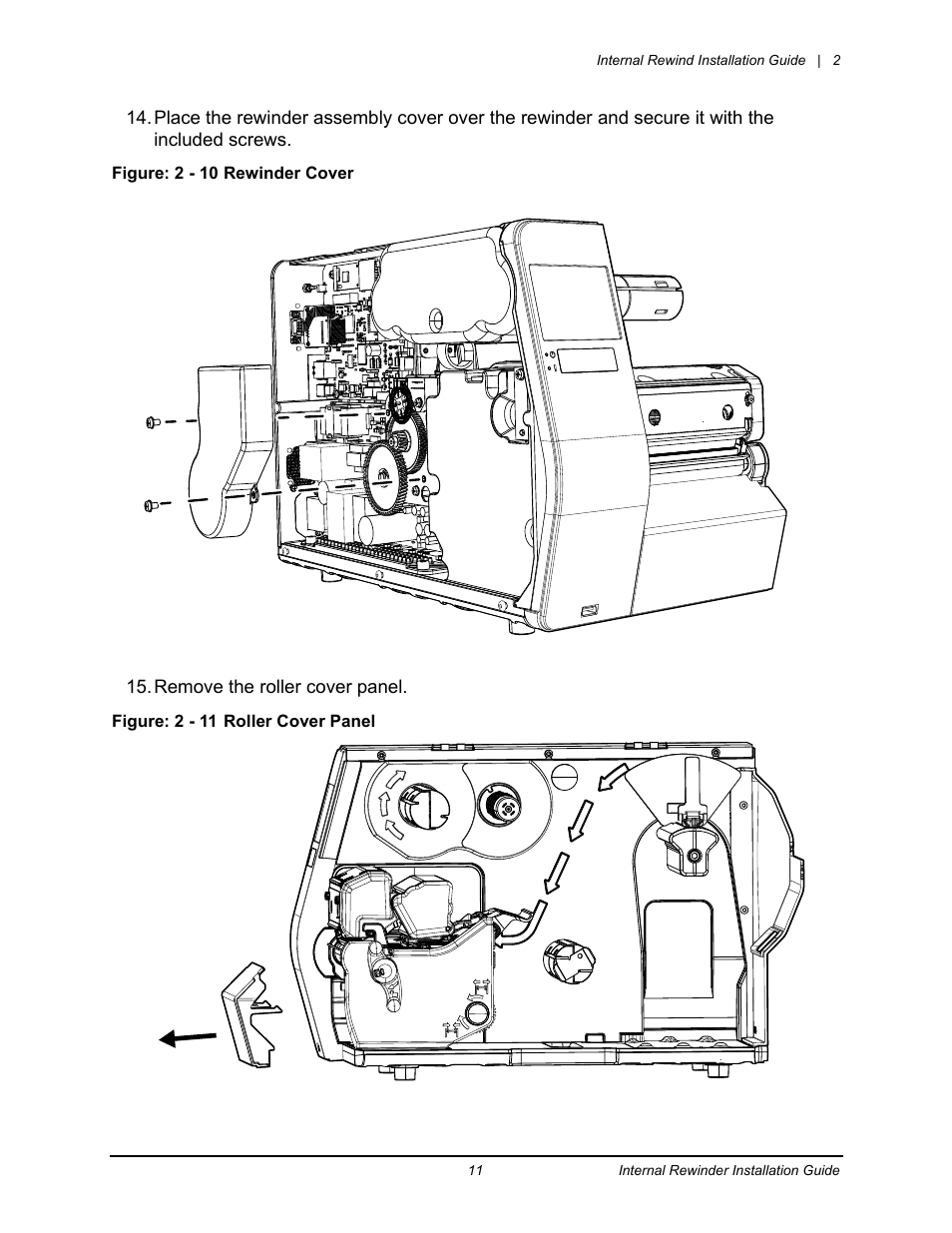 Datamax-O'Neil Performance series Internal Rewinder User Manual | Page 13 / 18