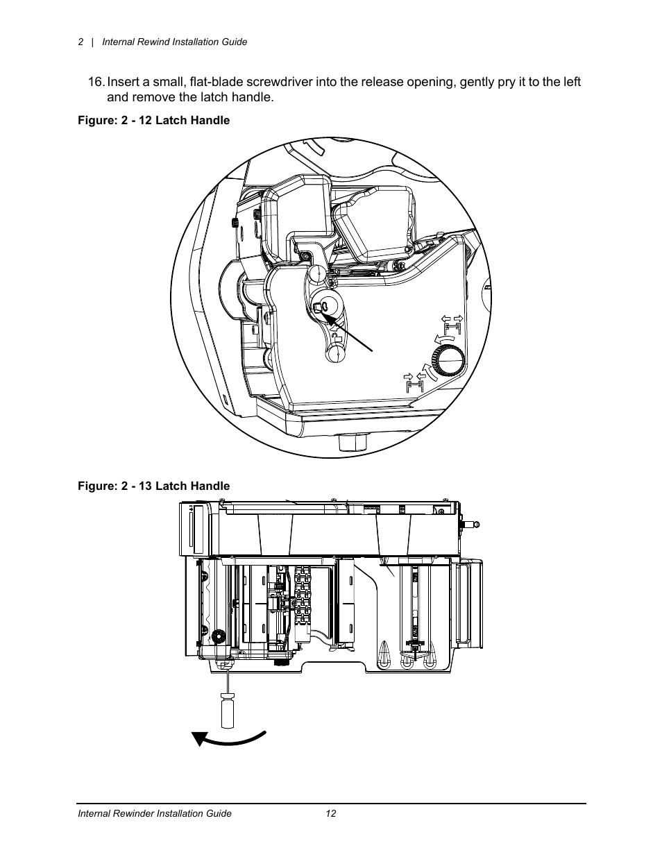 Datamax-O'Neil Performance series Internal Rewinder User Manual | Page 14 / 18