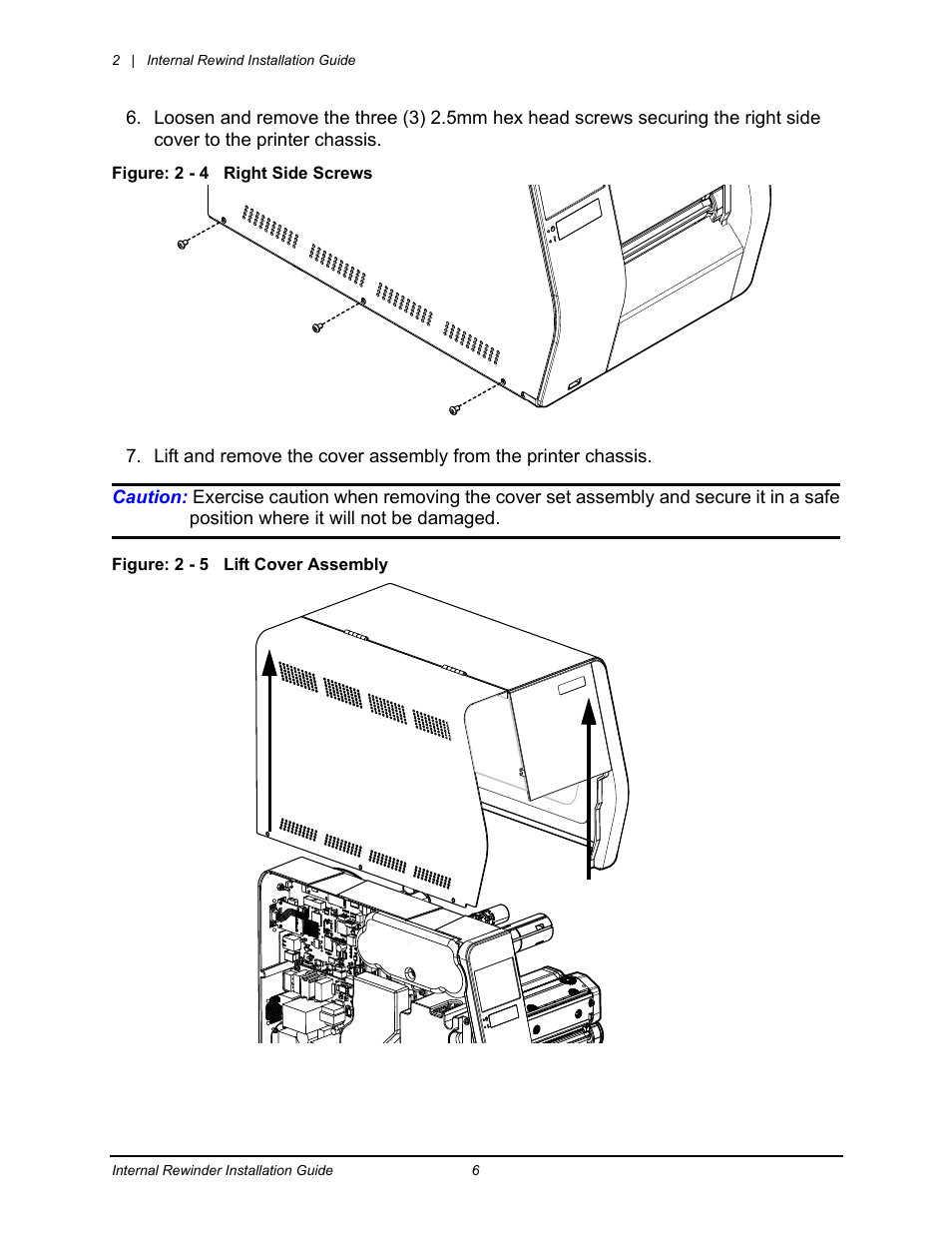 Datamax-O'Neil Performance series Internal Rewinder User Manual | Page 8 / 18