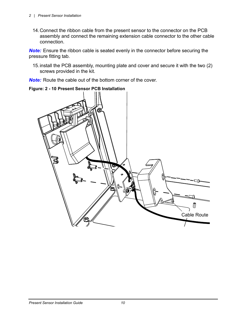 Datamax-O'Neil Performance series Present Sensor User Manual | Page 11 / 16