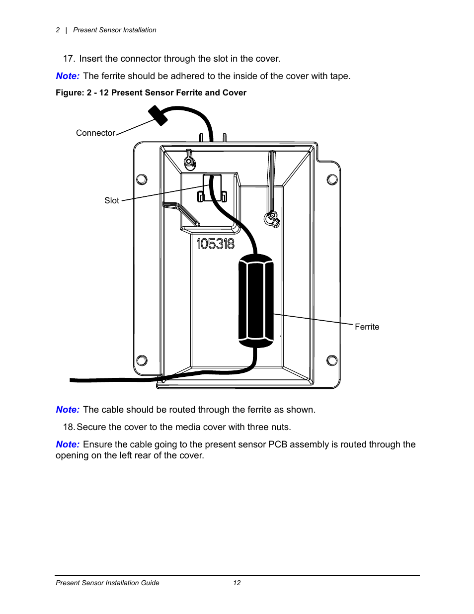 Datamax-O'Neil Performance series Present Sensor User Manual | Page 13 / 16
