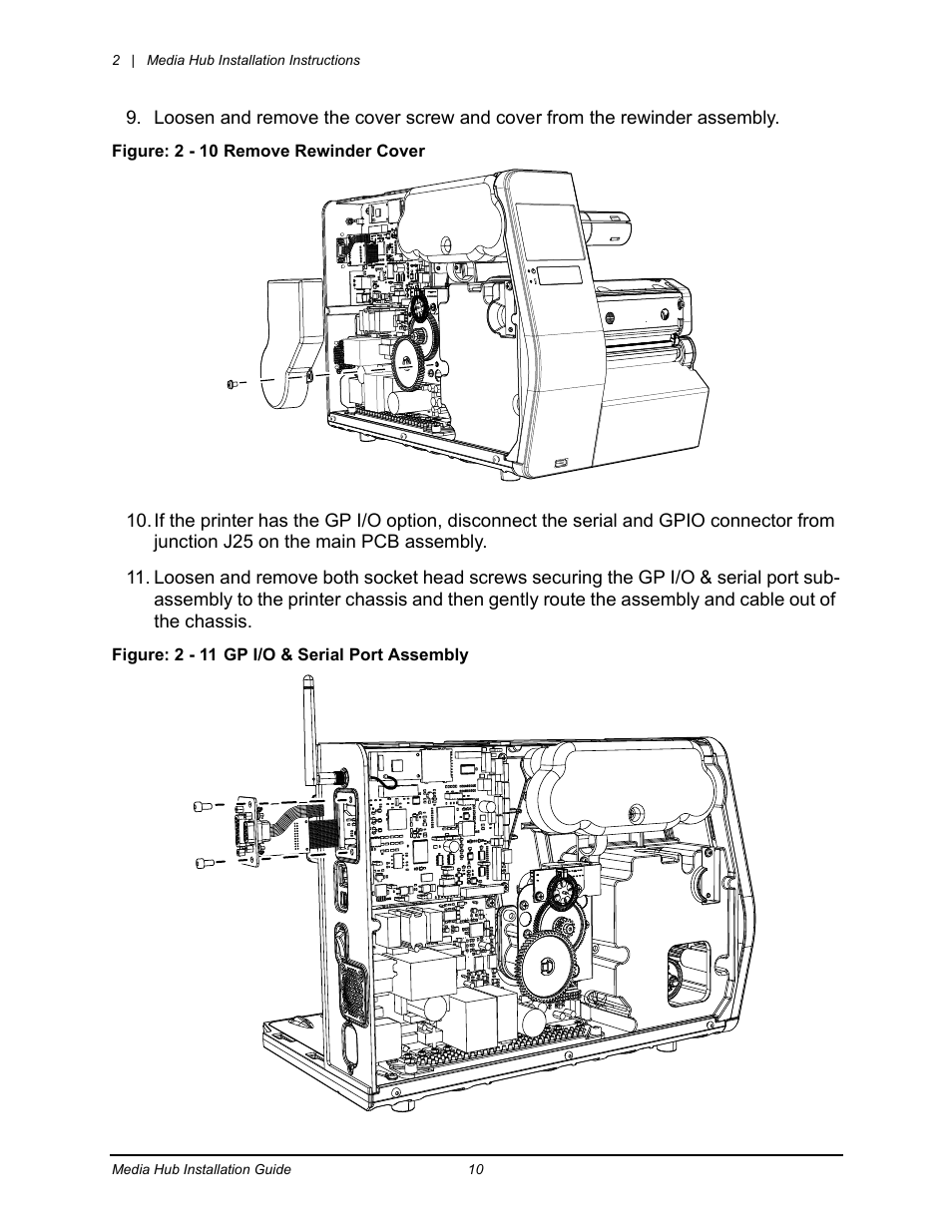 Datamax-O'Neil Performance series Media Hub User Manual | Page 11 / 22