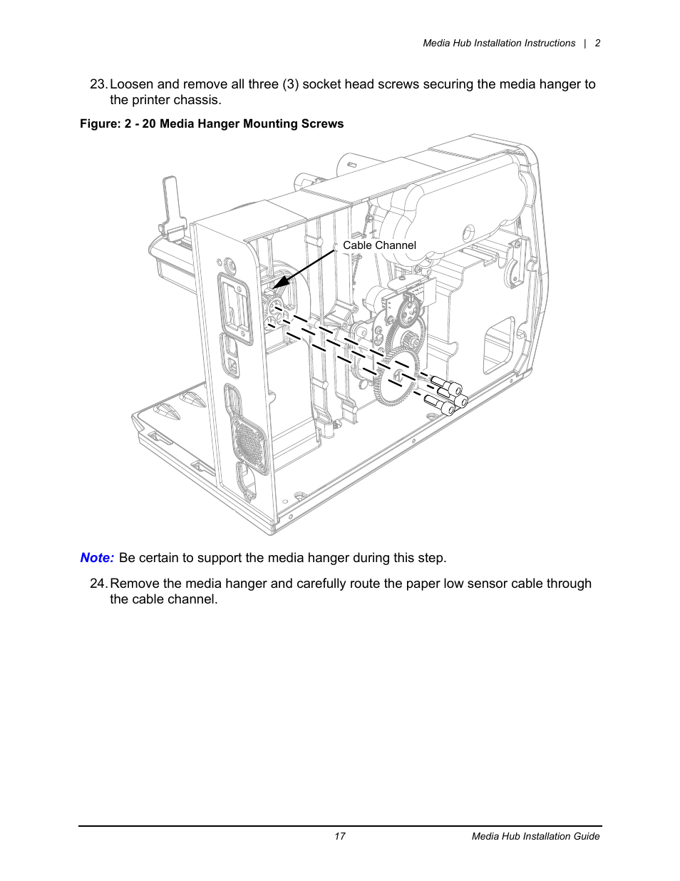 Datamax-O'Neil Performance series Media Hub User Manual | Page 18 / 22