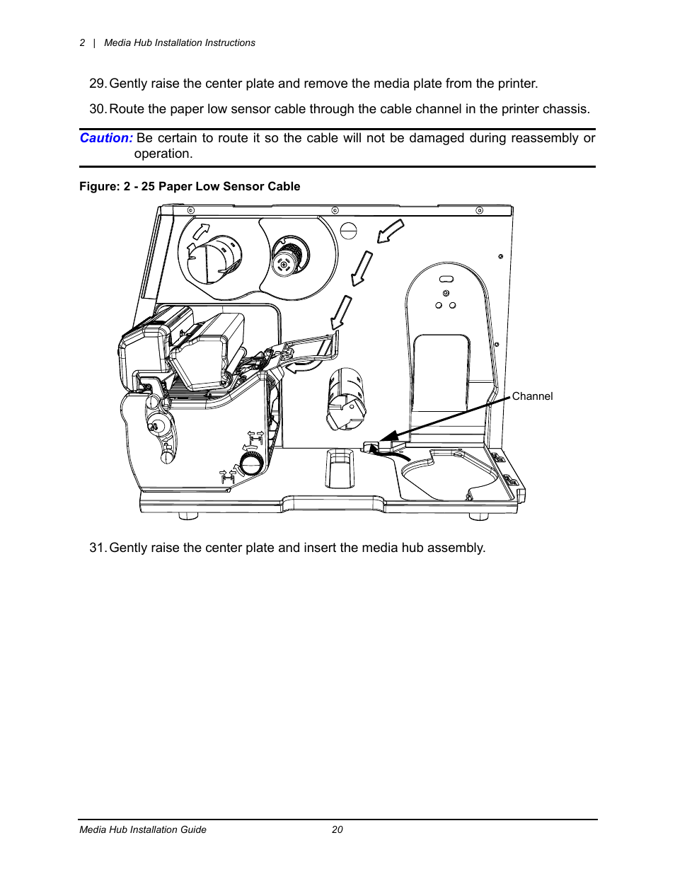 Datamax-O'Neil Performance series Media Hub User Manual | Page 21 / 22