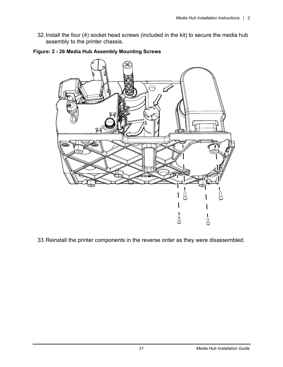 Datamax-O'Neil Performance series Media Hub User Manual | Page 22 / 22