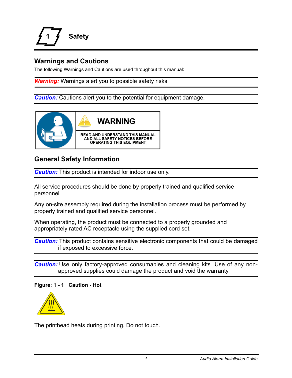 Datamax-O'Neil Performance series Audio Alarm User Manual | Page 3 / 8