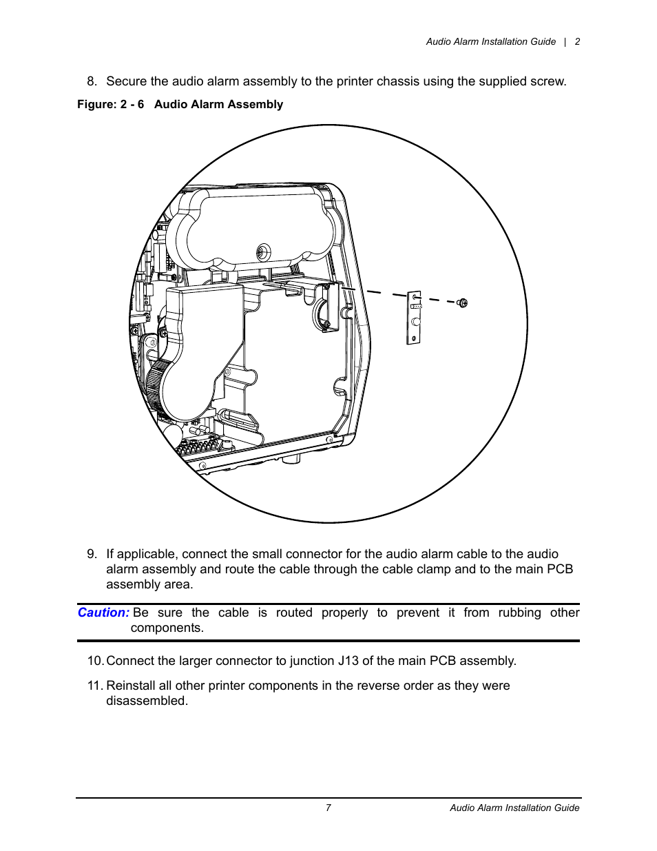 Datamax-O'Neil Performance series Audio Alarm User Manual | Page 8 / 8