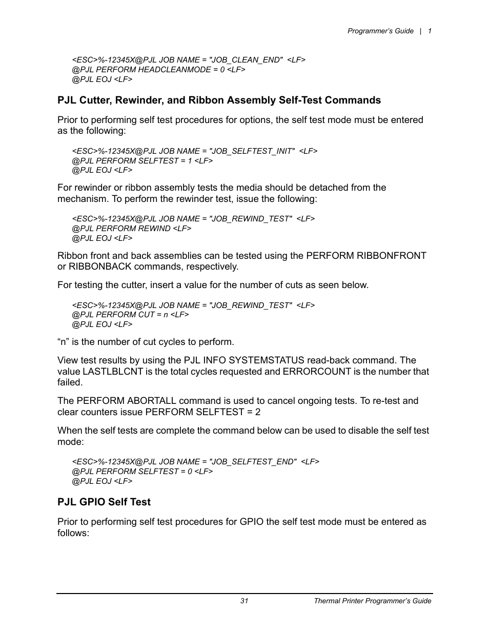 Datamax-O'Neil Workstation series Programmer’s Guide User Manual | Page 37 / 59
