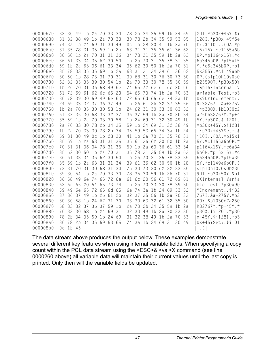 Datamax-O'Neil Workstation series Programmer’s Guide User Manual | Page 53 / 59