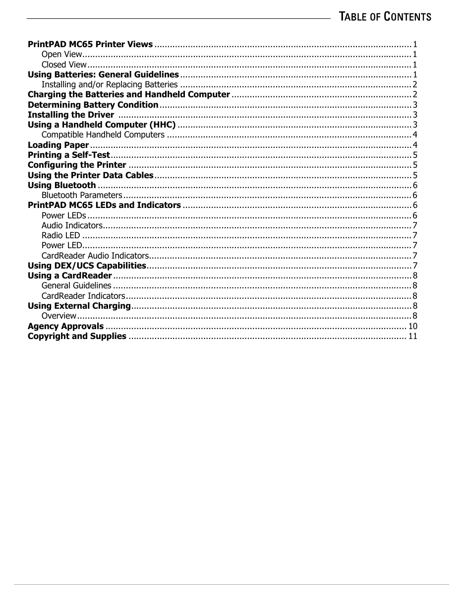 Datamax-O'Neil PrintPAD MC65 User Guide User Manual | Page 2 / 14