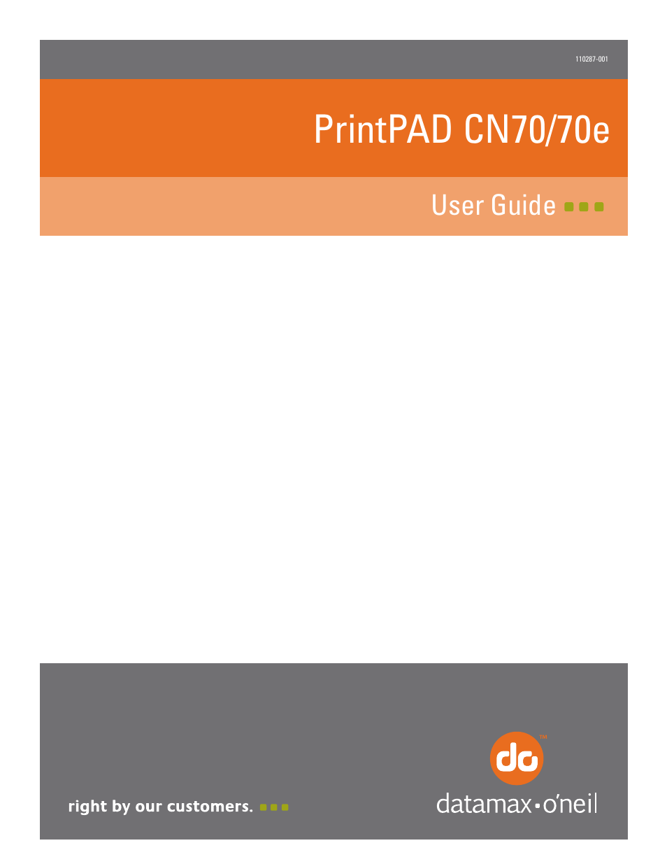 Datamax-O'Neil PrintPAD CN70_70e User Guide User Manual | 14 pages