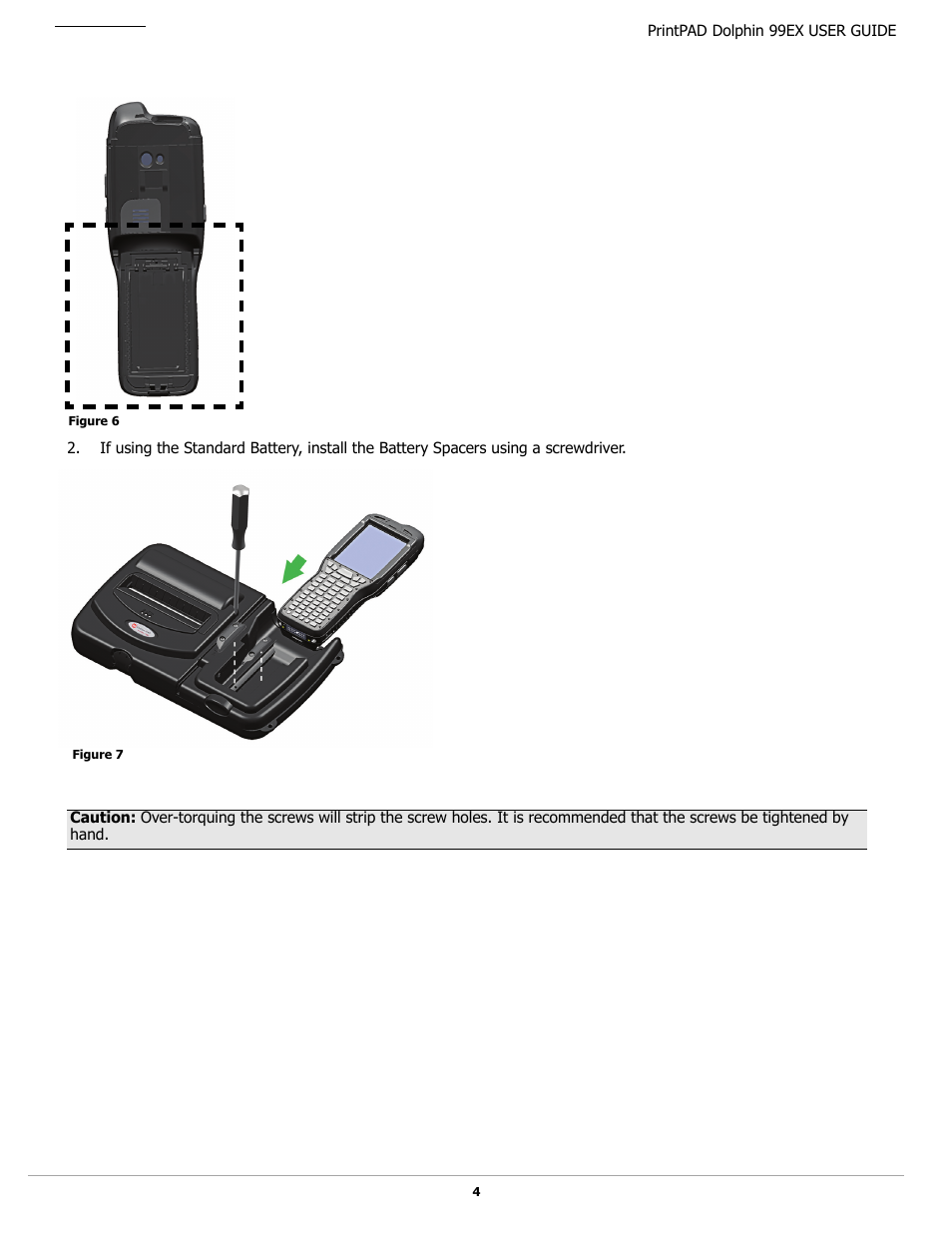 Datamax-O'Neil PrintPAD Dolphin 99EX User Guide User Manual | Page 6 / 15