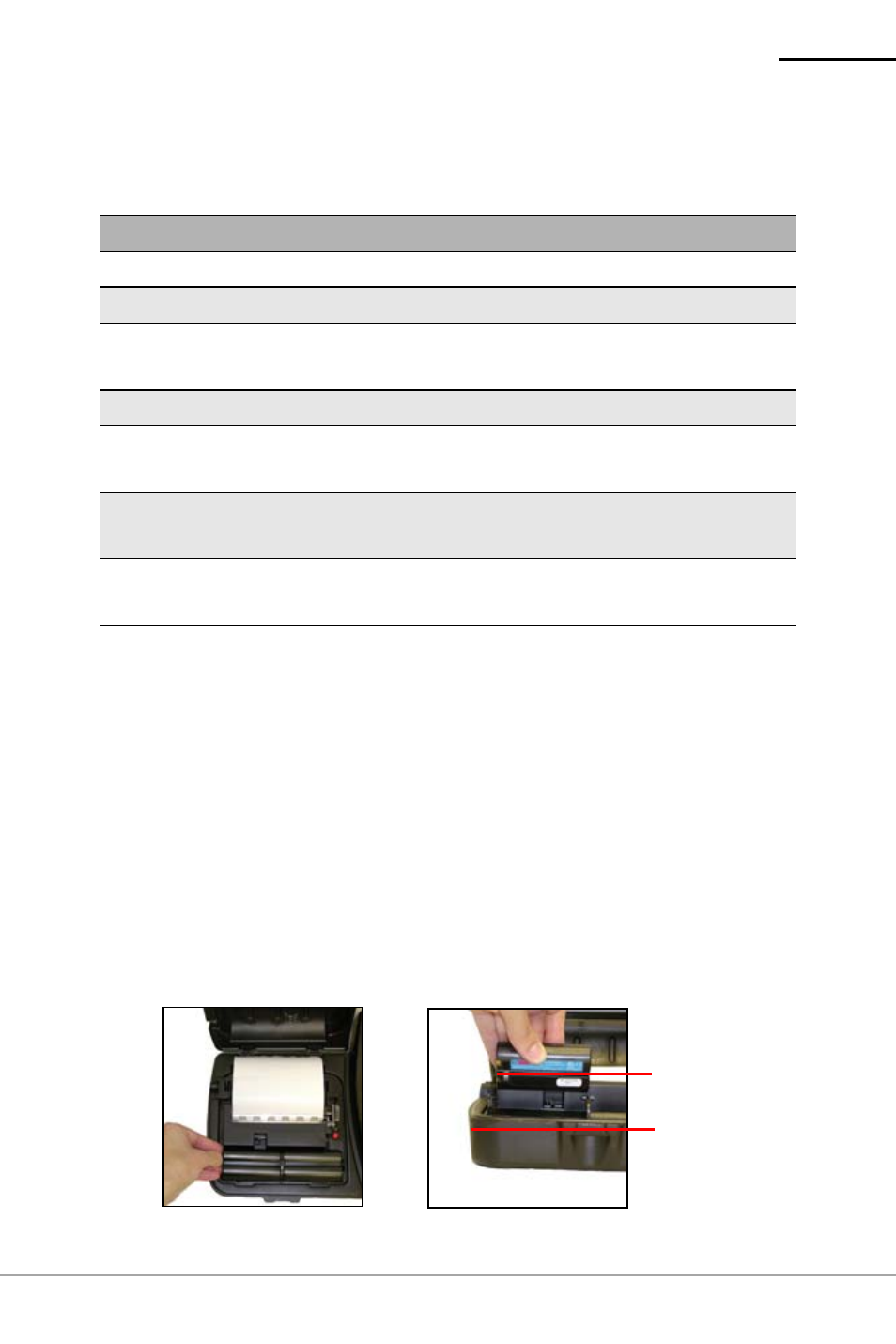 Using printpad charge leds, Using batteries, Using printpad charge leds using batteries | Datamax-O'Neil PrintPAD series OF PRINTERS User Guide User Manual | Page 12 / 20