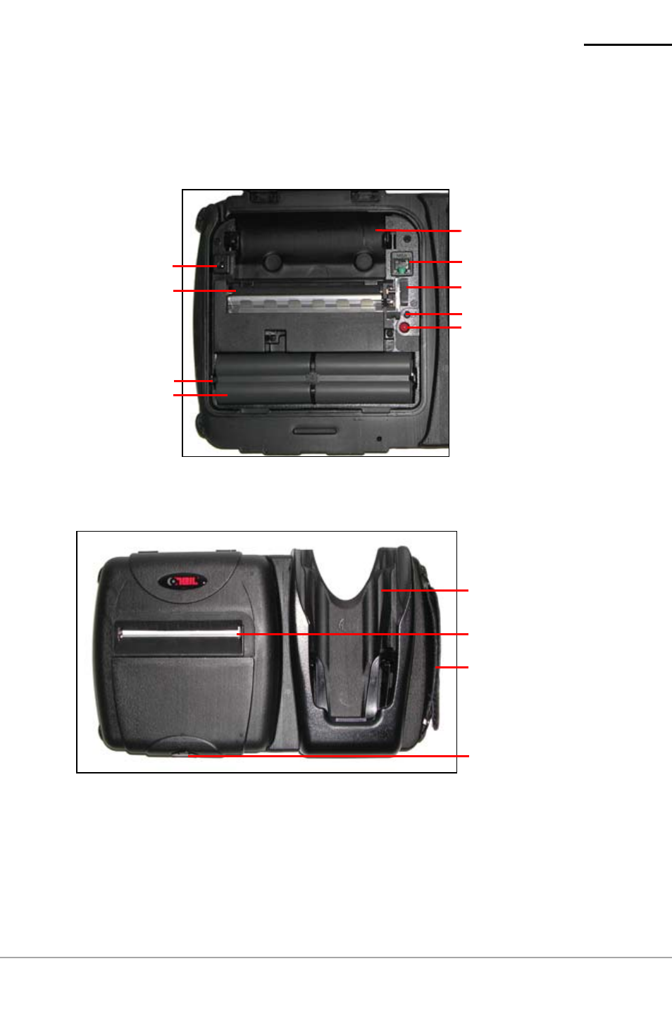 Printpad printer views, Open view, Closed view | Open view closed view | Datamax-O'Neil PrintPAD series OF PRINTERS User Guide User Manual | Page 4 / 20