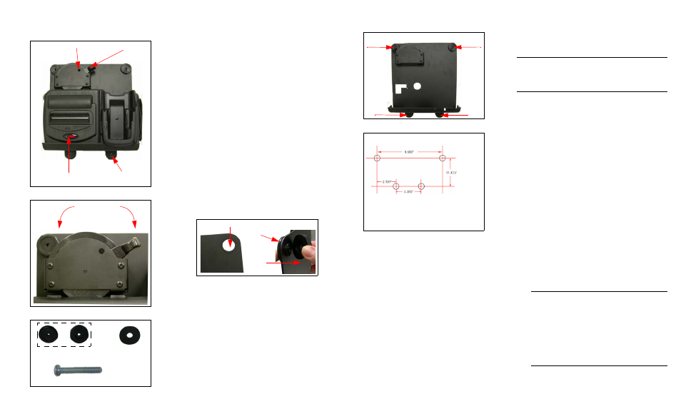 Datamax-O'Neil PrintPAD MC70_75, CN3, CN3e Vehicle Mount Bracket User Manual | 2 pages